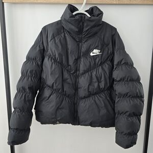 Black Nike Winter Puffer Jacket